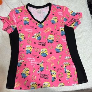 Despicable Me scrub top